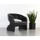 Cura Black Outdoor Lounge Chair